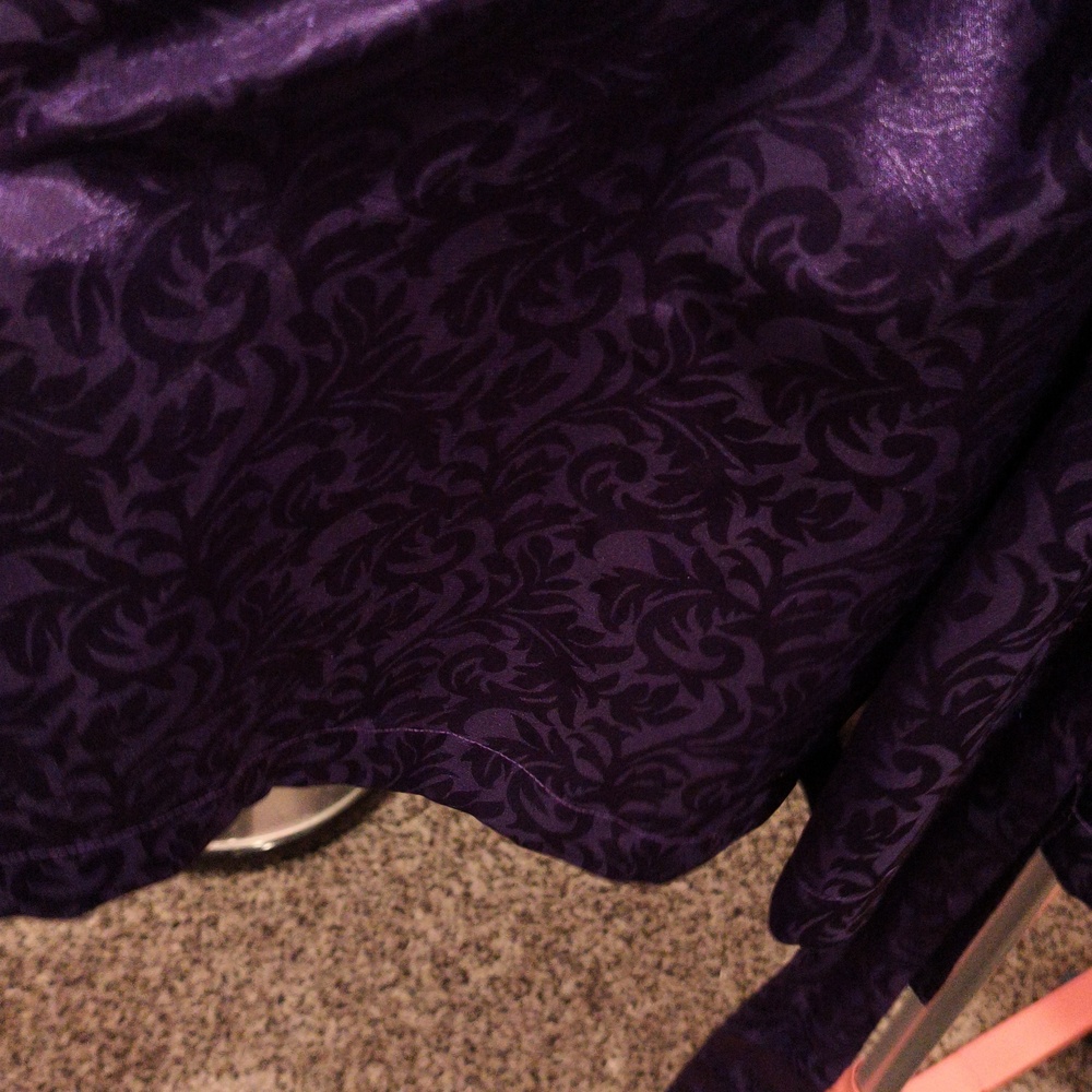 FINAL PRICE Cacique Purple Lingerie With Black Trim Size Large - Picture 12 of 15